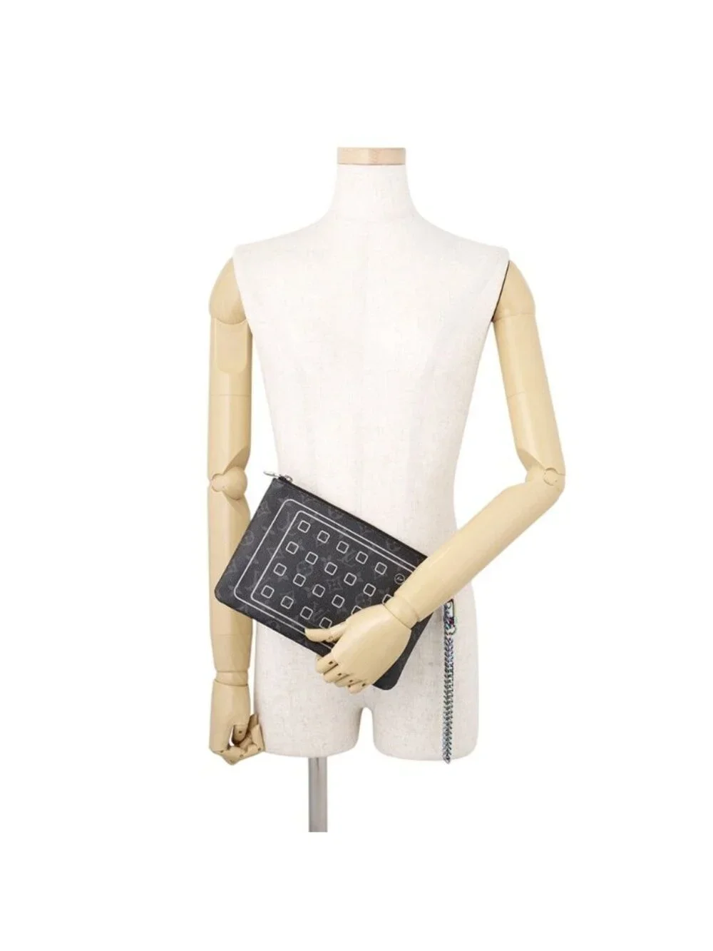 Louis Vuitton Clutch Monogram Eclipse iPad Pouch Case Fragment Hiroshi Fujiwara